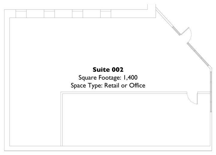 Sturbridge Marketplace | Retail and Office Space For Lease | Central, MA | Suite 002 | Floor Plan